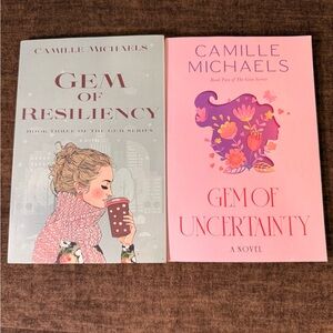 Camille Michaels Gem of Uncertainty Gem of Resiliency 2 Book Lot Paperback